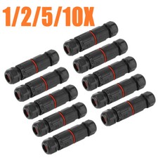 1/10X 2 Pole Core Joint Outdoor IP68 Waterproof Electrical Cable Wire Connectors
