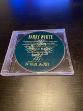 BARRY WHITE In Store Sampler  w/ HITS 1994 TRX PROMO CD SAMPLER 314548062 six tk