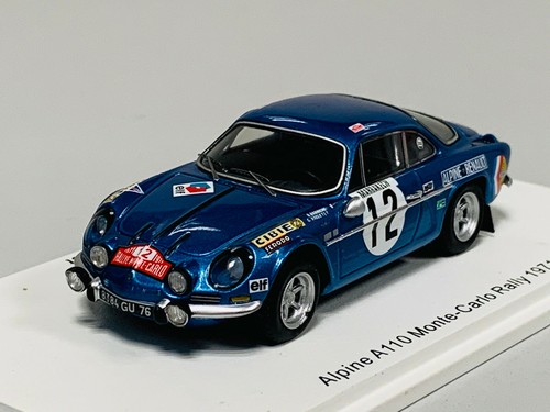 Spark Renault Alpine A110 n°12 Rallye Monte Carlo 1971 1/43 S6106 0121  - Foto 1 di 3