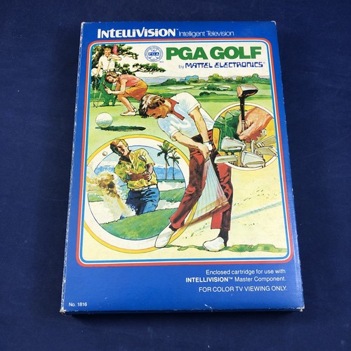 Intellivision Vintage Game Lot 5 PGA Golf Reversi Poker Blackjack Backgammon - Picture 5 of 21