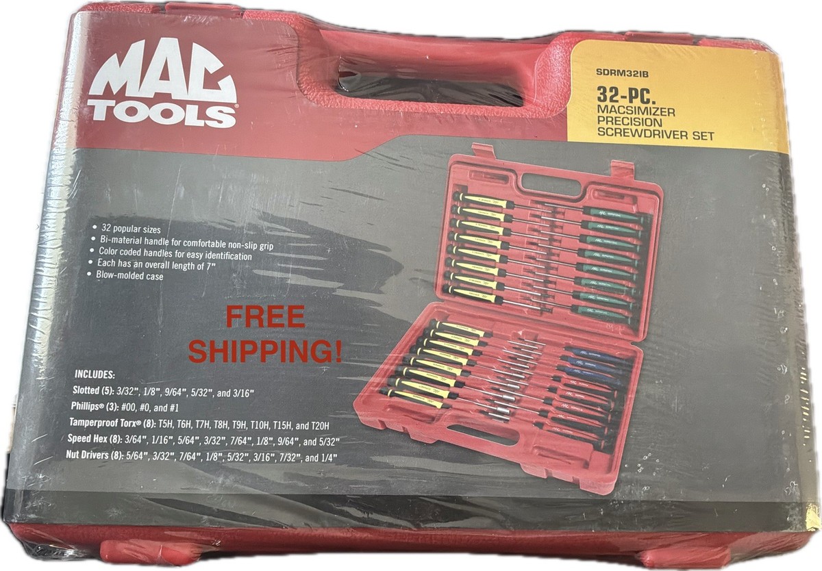 MAC ＴＯＯＬＳ Mac Tools 32 Pc Maximizer Precision Screwdriver Set FREE SHIPPING
