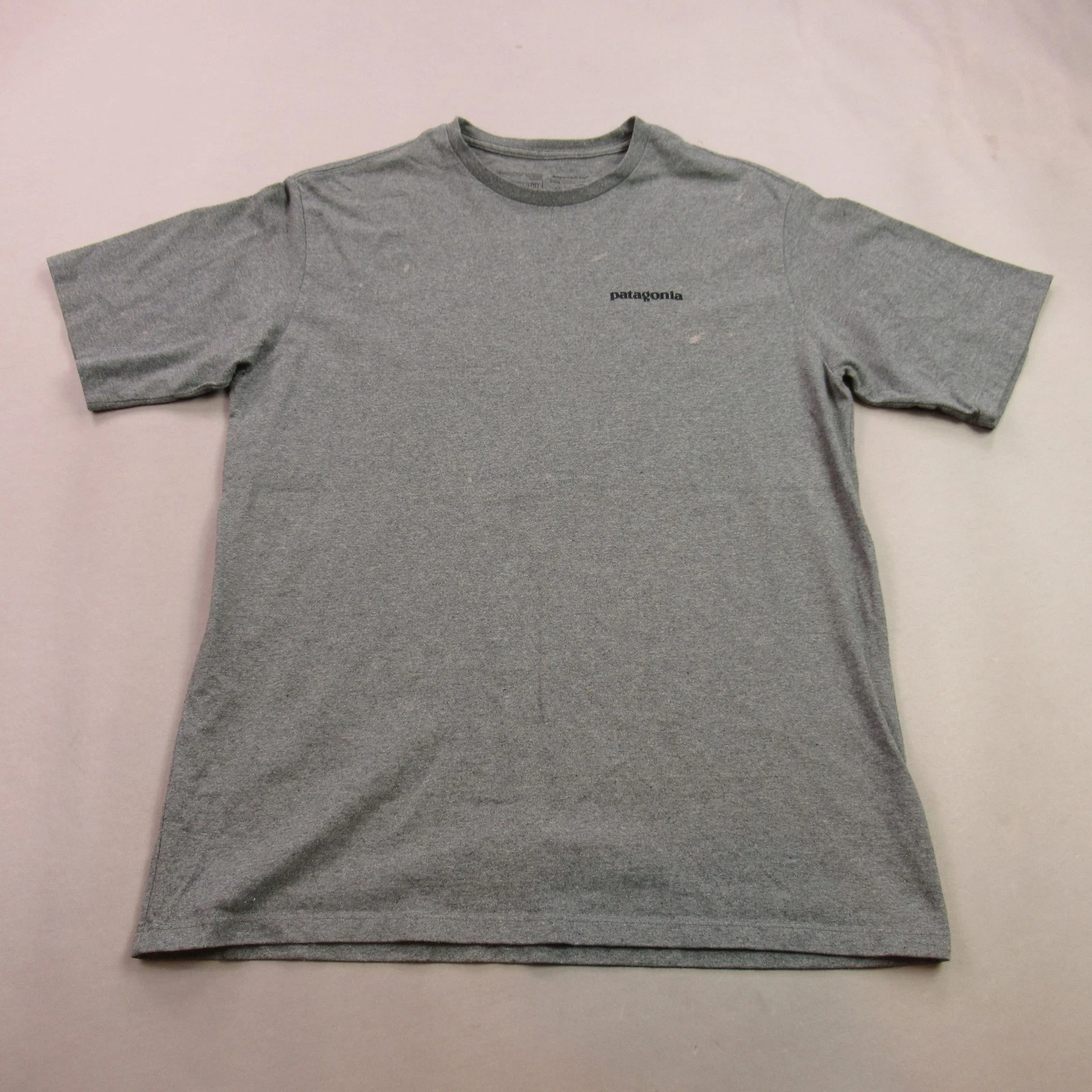 Patagonia Responsibili-Tee Men's Size M Medium Gray Short Sleeve T-Shirt
