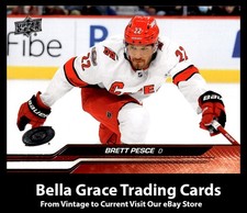 2023-24 Upper Deck Brett Pesce #34 Carolina Hurricanes NHL Hockey 
