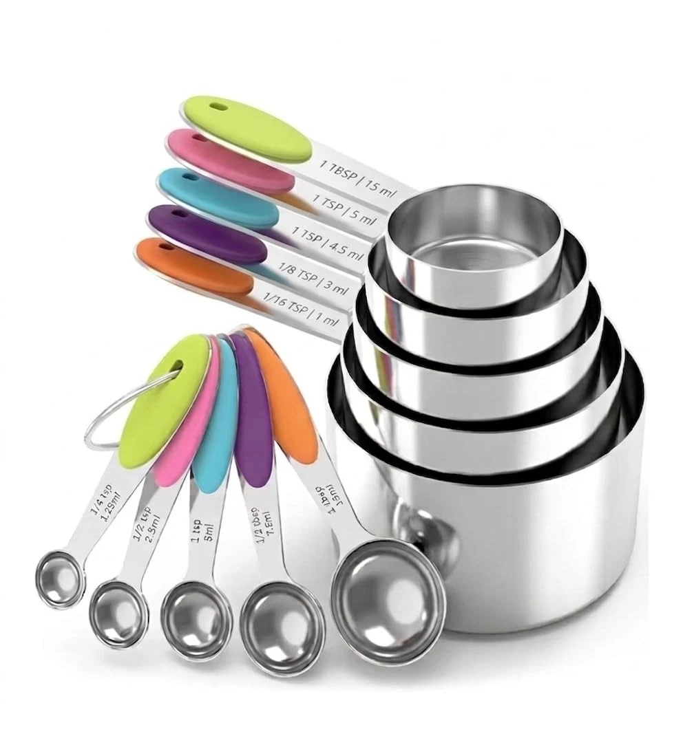Measuring Spoons Set, Stainless Steel Measuring Spoons for Cooking and Baking...