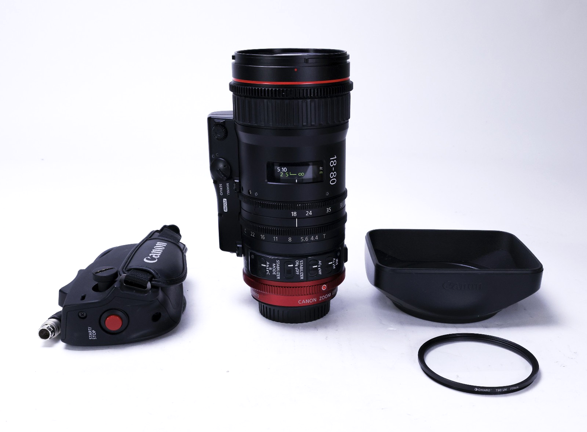 Canon COMPACT-SERVO CN-E 18-80mm T4.4 L IS KAS S Cine Zoom Lens