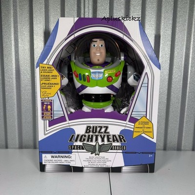 Disney Parks Toy Story Buzz Lightyear 12  Interactive Talking Action Figure NEW!
