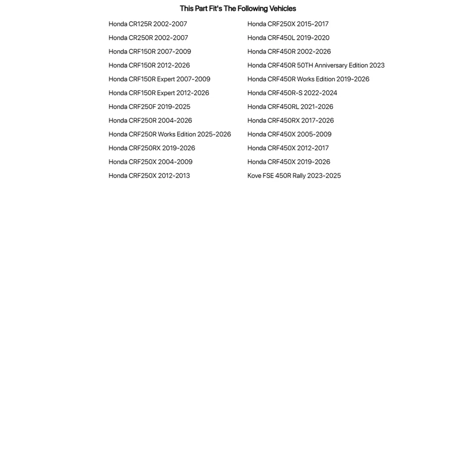 Анодированная красная крышка резервуара заднего тормоза Tusk для HONDA CR125R 2002-2007 - Изображение 4 из 4