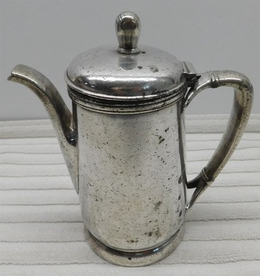 C&NW Chicago Northwestern System Railroad Silberteller 14 oz Kaffeekanne
