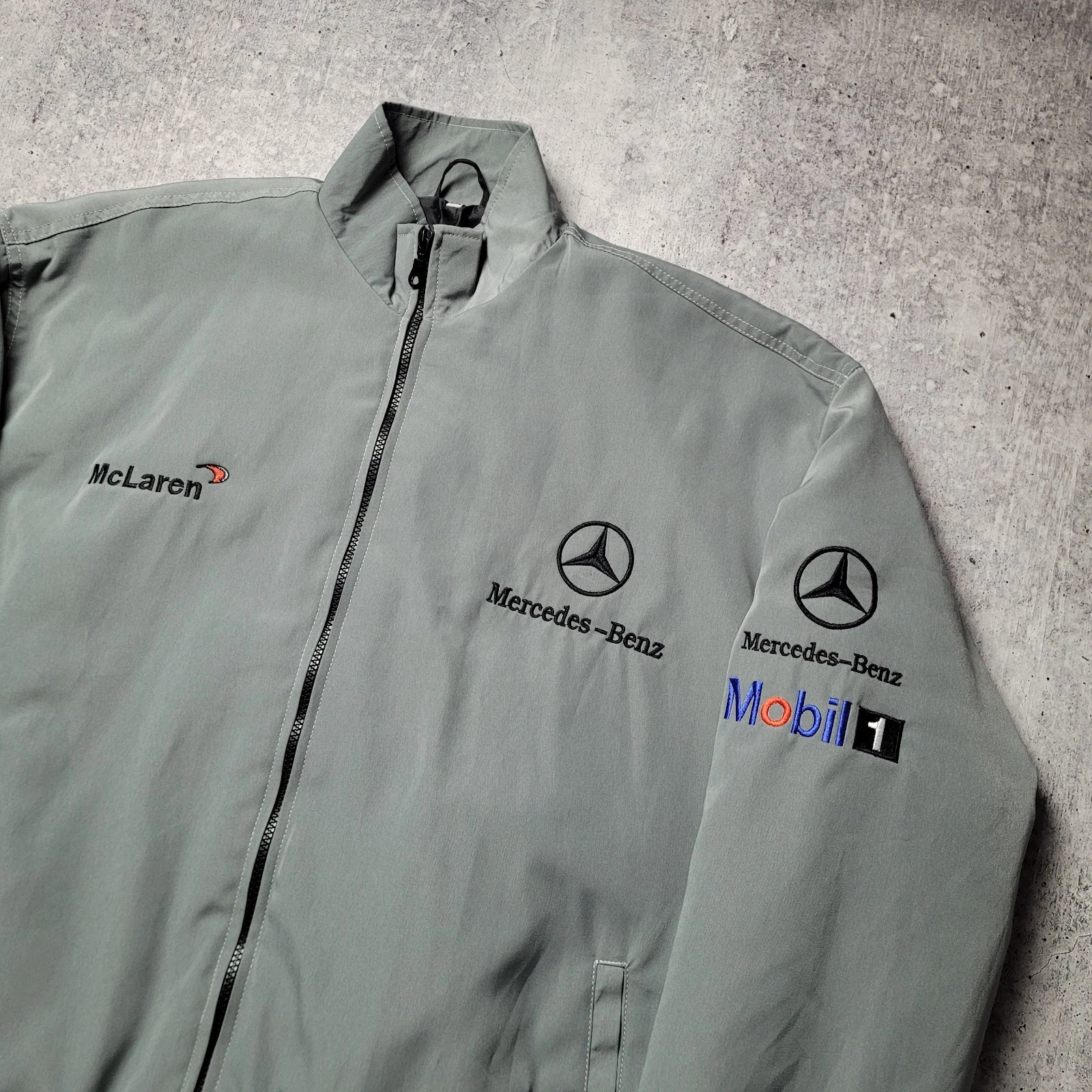 Vintage Mercedes-Benz F1 Team Mclaren Racing Jacket Mens Size 2XL image 4