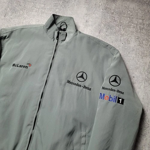 Vintage Mercedes-Benz F1 Team Mclaren Racing Jacket Mens Size 2XL image 4