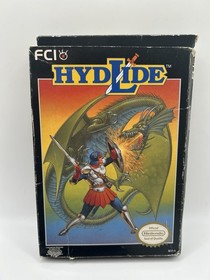 Hydlide Nintendo NES - Box and Game Only - Tested