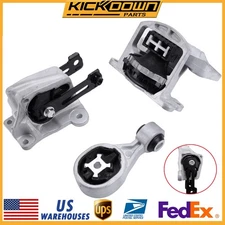 3x Engine Mount & Engine Torque Strut Mounts For 2019-2023 Nissan Altima 2.5L