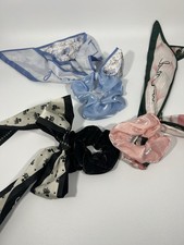 Handmade Silk Hair Scrunchies Pack of 3 Assor...