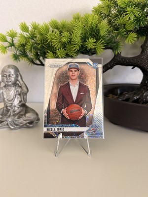2024-25 Panini Prizm Fast Break #230 Nikola Topic Variation SP Silver Disco RC