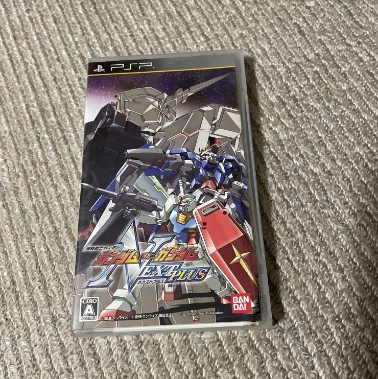 GUNDAM vs GUNDAM NEXT PLUS PlayStation Portable Used Tested JPver with Case