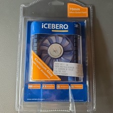 Vantec Iceberq Hard Drive Cooler HDC-701A-BL 70mm Ultra Quiet Aluminum Alloy NEW