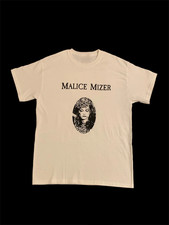 Vtg Malice Mizer Star Heavy Cotton White All Size Unisex Shirt TT560