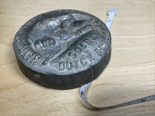 Early 1900s Lead Paperweight National Lead Company Dutch Boy Paint 888 3.5” Sign - Picture 6 of 7