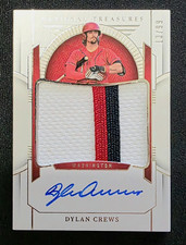2024 Panini National Treasures Dylan Crews /99 Prospect Material Signatures