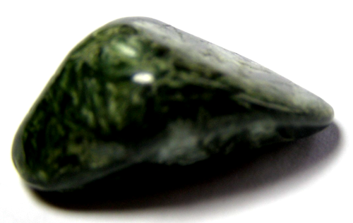SERAPHINITE TUMBLESTONE - 3.0 x 1.6 cms 7.83 gms - CHLINOCORE - Enlightment #2 - Picture 3 of 4