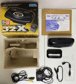 SEGA Mega Drive 32X Video Game Console Black 1994 Retro Made in Japan Tasted