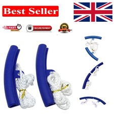 Durable Nylon Motorcycle Tire Rim Protectors - 2 Pack with Easy Retrieval Cords