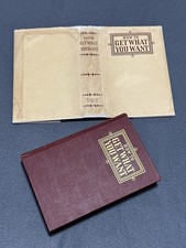 How To Get What You Want Or Key To Prosperity 1939 - William G. Clifford Rare DJ