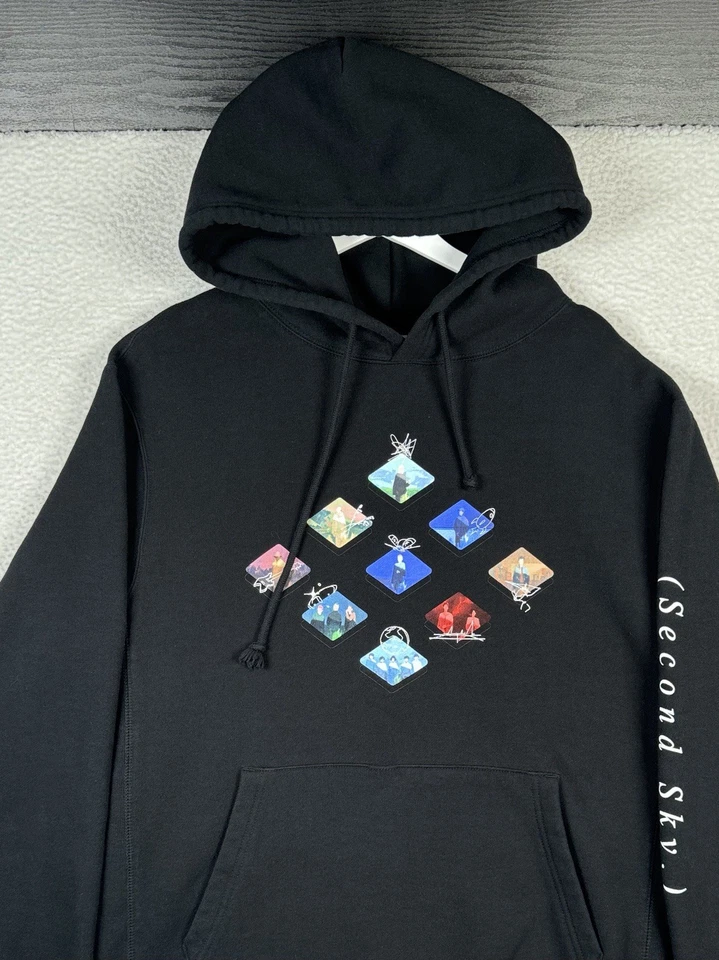 Пуловер с капюшоном PORTER ROBINSON SECOND SKY черный - мужской большой - Изображение 2 из 4