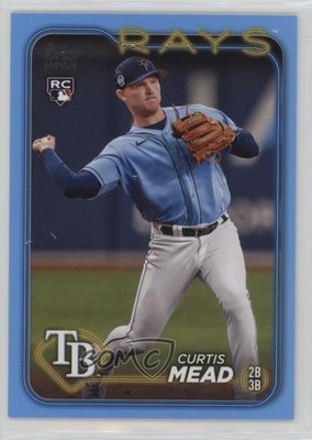 2024 Topps Japan Edition Blue 134/150 Curtis Mead #151 Rookie RC w1s