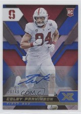 2020 Chronicles Draft Picks Blue Signatures 26/49 Colby Parkinson #16 Auto 0q3