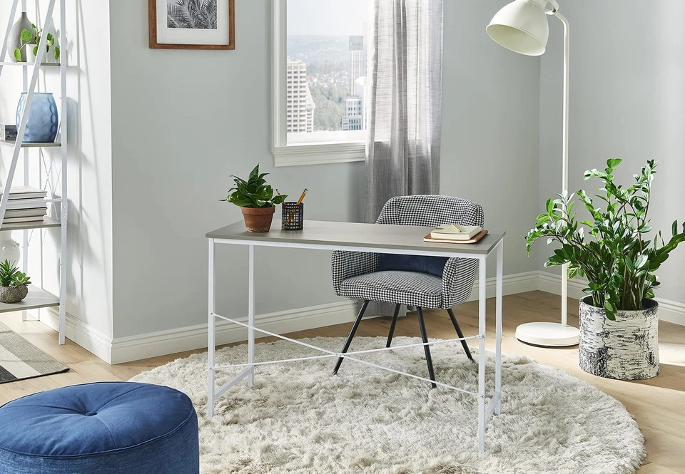 4967 Escritorio o Consola, Material Mixto, Taupe Foto 2 de 4