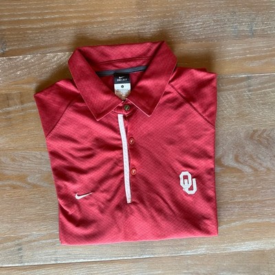 Vintage men s Nike University of Oklahoma Dri-Fit Polo Shirts 2000 s Large