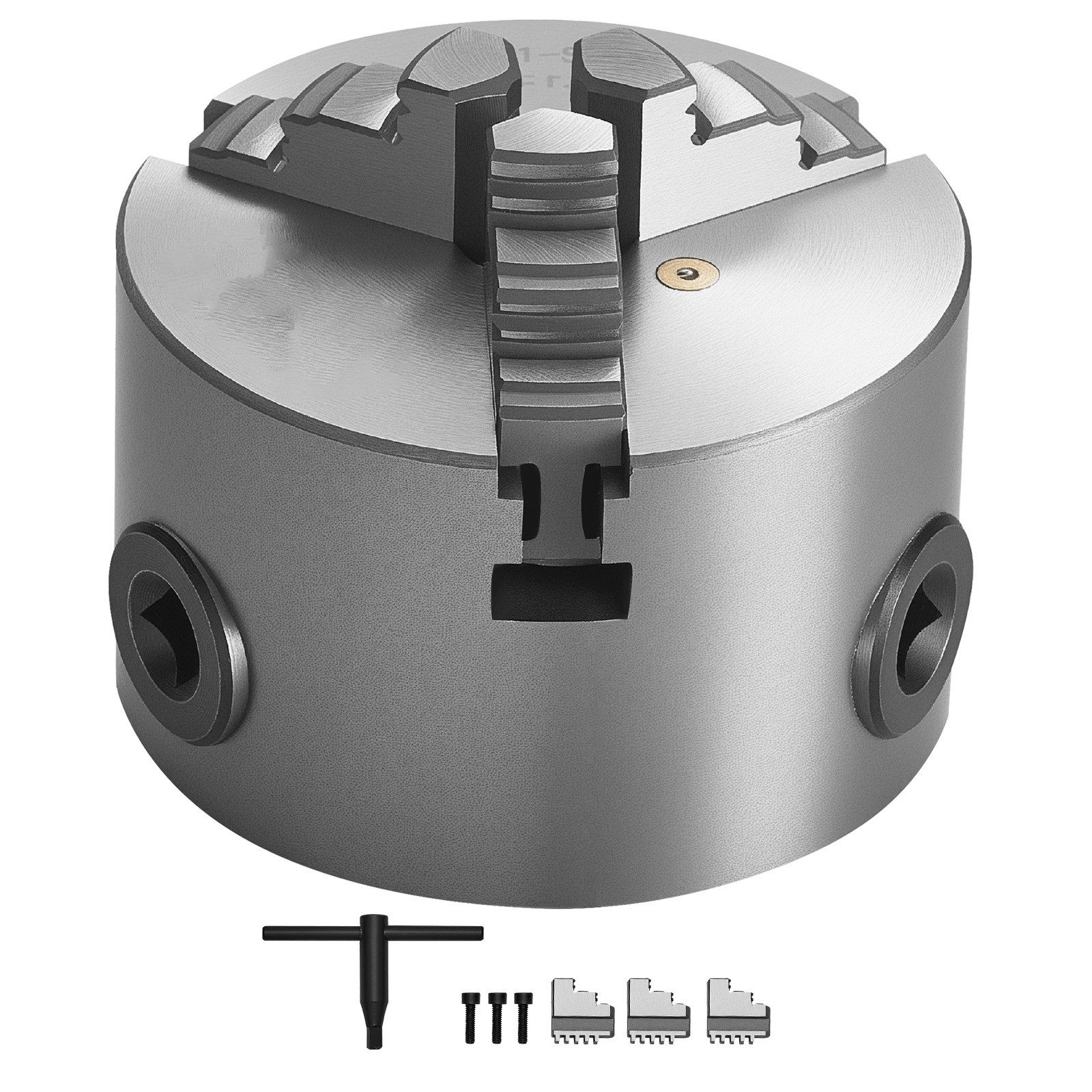 Mandrin de tour 80 mm à centrage automatique avec serrage haute précision pour métaux