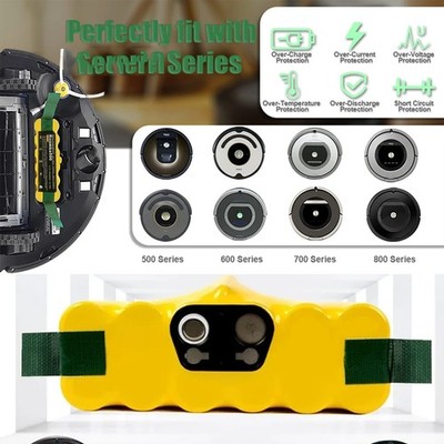 5500mAh Akku für iRobot Roomba 500 580 581 570 563 564 563  Ni-Mh Neues Upgrade