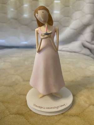 2006 Claire Stoner for Demdaco  courage Is Adversity s Lamp Figurine 5.5 T