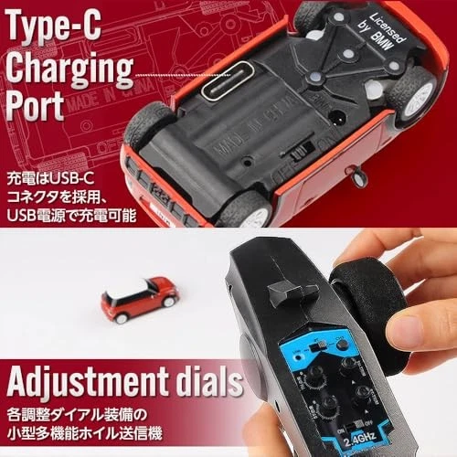 [Official Japanese Product] Hi-Tech Turbo Racing TR01 Mini Cooper On-Road Car - Image 4 of 4