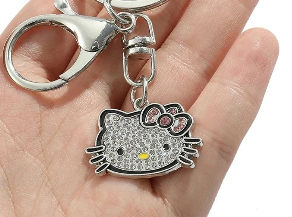 LLAVERO HELLO KITTY Dije Personaje Gato Llavero o Cartera Mochila Bolso Pañal Foto 4 de 4