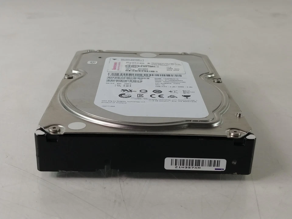 Lot of 2 Seagate Lenovo ST1000NM0023 1 TB SAS 2 3.5 in Enterprise Drive - Image 2 of 4