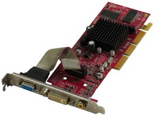 Graphics Card PowerColor ATI RADEON 7000 64MB RV6DE 109-GN924-00A AGP