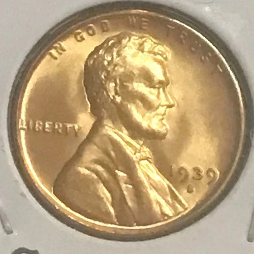 U.S. Lincoln Cent Super Gem BU 1939-S