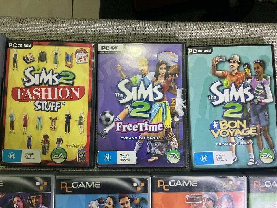 The Sims 2 3 4 PC MAC DVD ROM Base Games & Expansions Pack Bulk Bundle Lot - Image 4 of 4