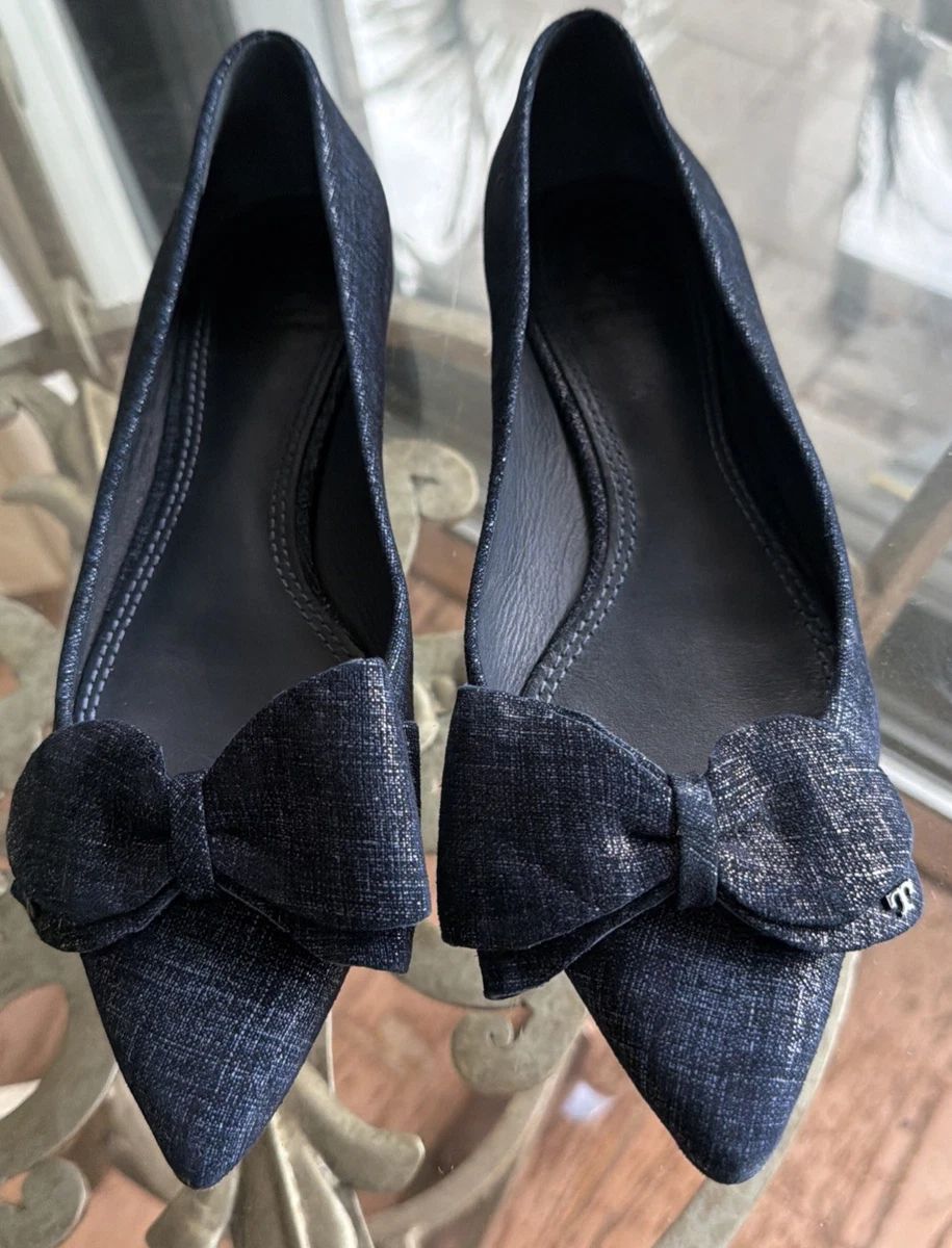 Tory Burch Bow Blue Flats for Women for sale | eBay