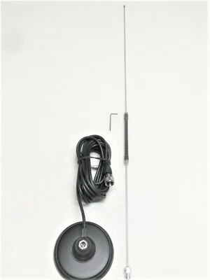 Sigma Centre Loaded Magnetic Mag Mount CB Antenna Aerial Kit Omni Directional