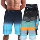 Men Quick Dry Board Shorts with Lining Swim Surf Trunks Summer Holiday Sportwear