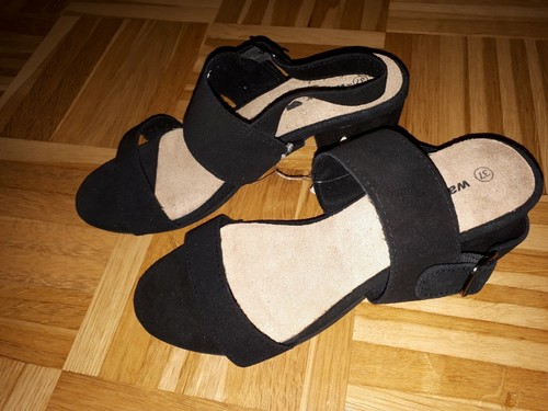 Damen Schuhe walkx Pumps Absatzschuhe Größe 37 in schwarz Leder Absatz