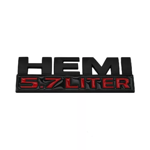For Dodge RAM 1PCS Embleme Auto Parts Hinten Logo Decorate Badge HEMI 5.7 LITER - Bild 8 von 9