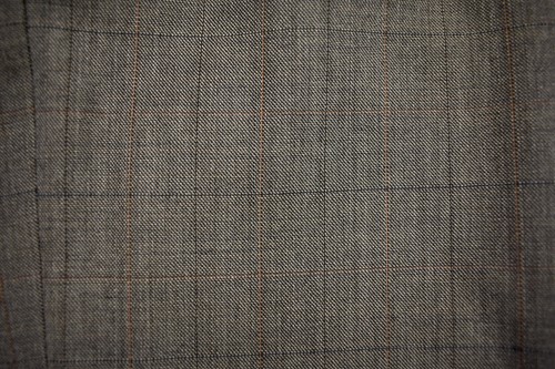 Hart Schaffner Marx Brown Checked 100% Wool Dress Pleat Trousers Size: 33x32 - Picture 4 of 9