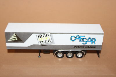 Herpa 1:87 LKW  Koffer-AufliegerHIGH MESS TECH CAESAR  Datensysteme  ohne OVP