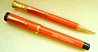 PARKER  LUCKY CURVE DUOFOLD SET,ca. 1919 , 14 Kt. Nib,FULL WORKING