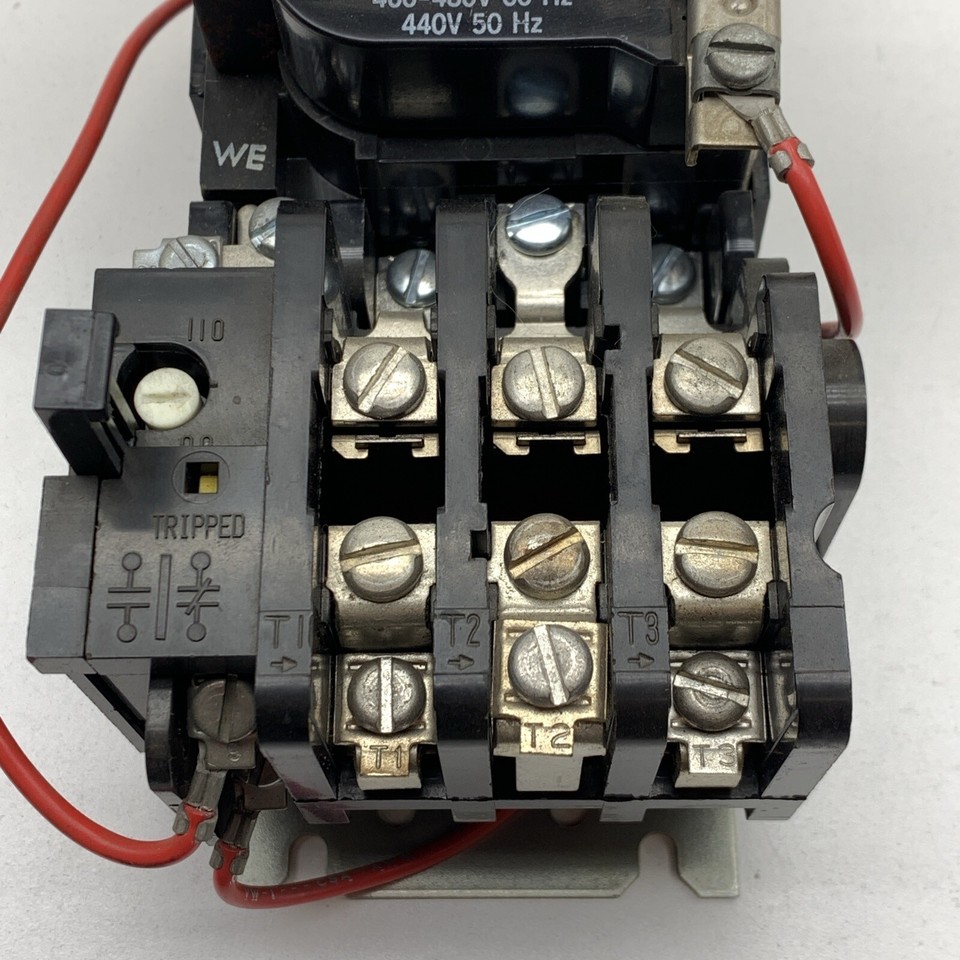 GE CR306A0 Size 00 Motor Starter 3Pole/Phase, 460480V Coil